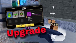 How to Upgrade Saber With Blacksmith BLOXFRUITS UPD 23 [upl. by Nairahcaz516]