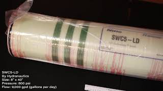 SWC5LD 8 x 40 800 psi Reverse Osmosis Membrane [upl. by Nnylecoj483]