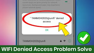 denied access to network wifi  wifi denied access to network 2022 android  realme oppo [upl. by Gee781]