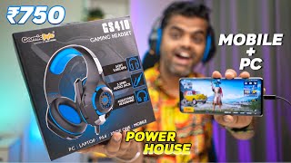 Best Gaming Headphones For BGMI ₹750 🔥 Cosmic Byte GS410 [upl. by Marcile]