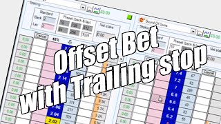 Using Bet Angel  Ladder screen  Offset bet with trailing stop [upl. by Uis]