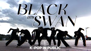 KPOP IN PUBLIC BTS 방탄소년단  quotBlack Swanquot dance cover by FATE [upl. by Ahtikal697]