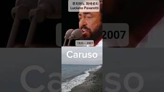 Luciano PavarottifeatCaruso shorts ASMR Healing Opera singer Caruso Pavarotti [upl. by Hnad]