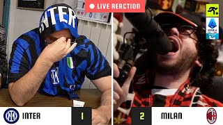 INTERMILAN 12 LIVE REACTION  “INTERISTA DIVENTI PAZZOOO000OOO”  TIFOSIAMO [upl. by Fogarty]