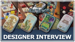 Galens Games Mint Tin Series  Designer Interview [upl. by Renate493]