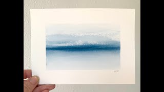 Watercolor Semi Abstract Painting Demonstration [upl. by Lohner803]