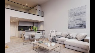 203745 1e avenue Lachine  Brand new condo with mezzanine for rent  condo tout neuf à louer [upl. by Leeban]