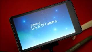 SAMSUNG Galaxy CameraEKGC100 Boot Up Test [upl. by Ardnasela513]