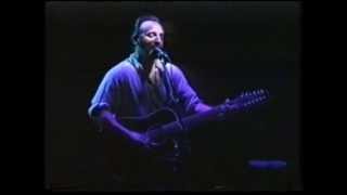 Bruce Springsteen  DARKNESS ON THE EDGE OF TOWN 1996  live acoustic [upl. by Hare488]