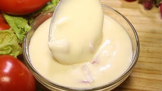 sauce salade mayonnaise  sauce vinaigrette mayonnaise  salad dressing sauce recipe [upl. by Bashemeth752]