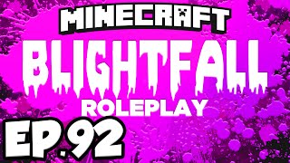 Blightfall Minecraft Modded Adventure Ep92  CLEANING FLOATING CITY PERIMETER Modded Roleplay [upl. by Lanni92]