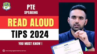 2024 PTE Speaking Read Aloud Tips and Tricks  Demonstration One Line Strategy  Language Academy [upl. by Loydie]