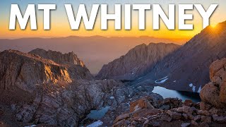 Mt Whitney Hiking the Tallest Mountain in the USA Outside Alaska [upl. by Iadrahs281]