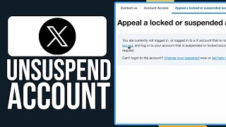 How To Unsuspend Your Twitter X Account Without Appeal  Full Guide [upl. by Dutchman825]