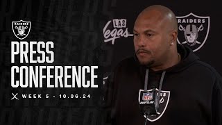 Coach Pierce Postgame Presser  10624  Week 5 vs Broncos  NFL [upl. by Ferree]