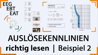 Leitungsschutzschalter 5  Auslösekennlinien RICHTIG abLESEN  Beispiel 2  Elektroniker EBTampEEG [upl. by Bowie153]