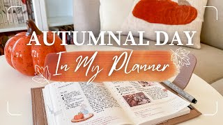 AUTUMNAL JOURNALING VLOG 🍁  Decorating baking amp new stickers [upl. by Mini]