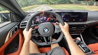 2025 BMW M4 Competition xDrive POV Drive Impressions and ASMR [upl. by Prent814]