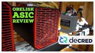 Obelisk DCR1 Review  Decred ASIC Miner  Blake256r14 Mining [upl. by Thilde319]