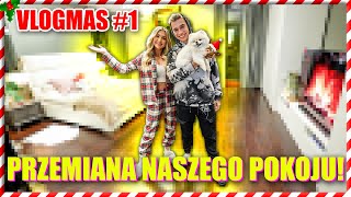 PRZEMIANA POKOJU NA ŚWIĘTA VLOGMAS 1 [upl. by Minsat]