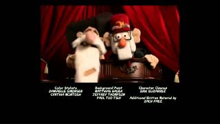 Gravity Falls  S02E04 quotSock Operaquot Ending Credits  Real Puppets [upl. by Annahsor]