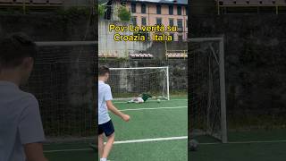 La verità su Croazia  Italia 🇮🇹 calcio euro2024 italia [upl. by Ilysa710]