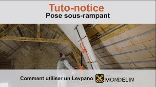 Comment poser des plaques sous rampant avec un Levpano Mondelin [upl. by Midis]