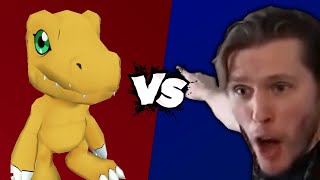 MUGEN Battle  Agumon vs Jerma [upl. by Tarkany]