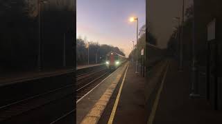 197110 Passing Gowerton at Speed 111124 [upl. by Rufena]