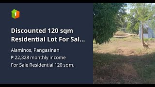 Discounted 120 sqm Residential Lot For Sale thru PagIBIG in Alaminos [upl. by Anieral]