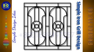 Simple Iron Grill Design Latest iron window grill design bd All Design [upl. by Shandee]