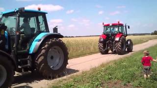 Pacaliti cu tractoare Zetor vs Landini Accidente cu tractoare  wwwpacalitinet [upl. by Aralc]