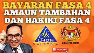 BAYARAN AMAUN HAKIKI FASA 4 DAN AMAUN TAMBAHAN STR 2024 [upl. by Janetta]