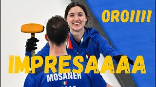 🇮🇹🥇ORO STORICO NEL CURLING‼️IMPRESA di STEFANIA COSTANTINI e AMOS MOSANER‼️🥈ARGENTO PELLEGRINO‼️ [upl. by Anema669]