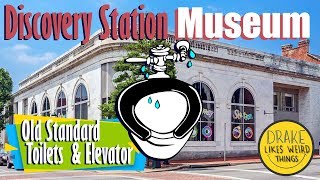 Toilet amp Elevator Tour and marbles Discovery Station Museum Hagerstown Maryland [upl. by Aynor83]