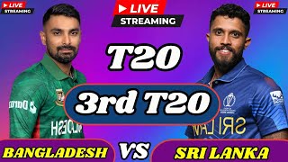 LIVE🔴BAN vs SL 3rd t20i 2024 score🔴live sl vs ban t20 2024 score commantary [upl. by Riane604]