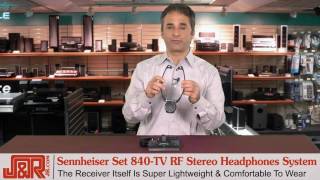 Sennheiser Set 840TV RF Stereo TV Listening Headphones System [upl. by Ardni222]