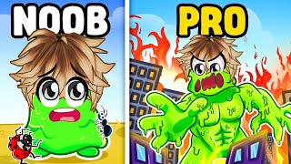 I Went NOOB to PRO in Roblox BIGGEST SLIME Simulator [upl. by Chaiken]