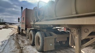 Unchaining Tires  North Dakota Oilfield [upl. by Hobie459]