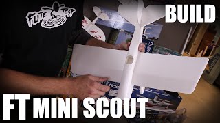 Flite Test  FT Mini Scout  BUILD Mighty Minis [upl. by Akirdna]