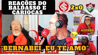 REAÇÕES do BALDASSO e CARIOCAS  INTER 2X0 FLUMINENSE  BRASILEIRÃO 2024 [upl. by Aneda]