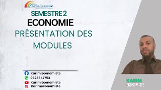 Présentation des modules de S2 Economie [upl. by Lil]