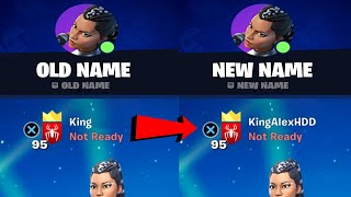 How to Change Your Epic Games Display Name On Fortnite Chapter 3 Season 3 EASY amp FULL TUTORIAL [upl. by Sidney330]