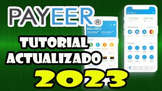 Payeer Tutorial Actualizado 2023  Cómo Usar Payeer Paso a Paso [upl. by Hylton]