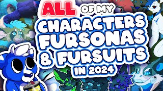 ALL MY FURSUITS amp CHARACTERS  2024 Edition The Bottle Ep 109 [upl. by Ykcir371]