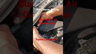 Air Cleaner Fitting carmaintenance Airfiltercleaning [upl. by Nahaj]