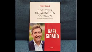 Gaël Giraud  Composer un monde en commun Une théologie politique de lanthropocène [upl. by Ettezil]