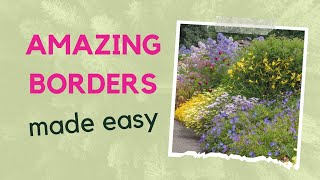 How to plant a beautiful herbaceous border  your complete guide [upl. by Aldus]