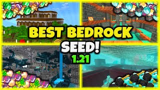 BEST SEED EVER In Minecraft Bedrock 121 [upl. by Nolyd]