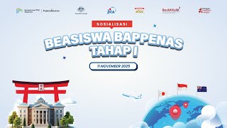 Sosialisasi Beasiswa Bappenas Tahap I Tahun 2025 [upl. by Regen333]